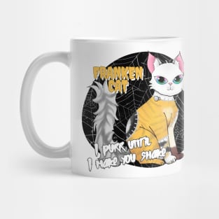 Frankencat, the purrfect Halloween pet Mug